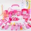 Outpatient doctor pink+hanging bottle doll apron