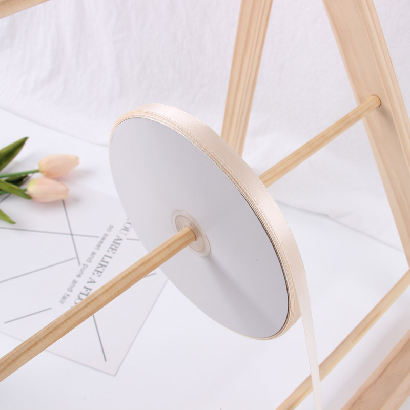 1cm cinta de poliéster al por mayor cinta de color sólido cinta de tela flor material de embalaje regalo arco cinta