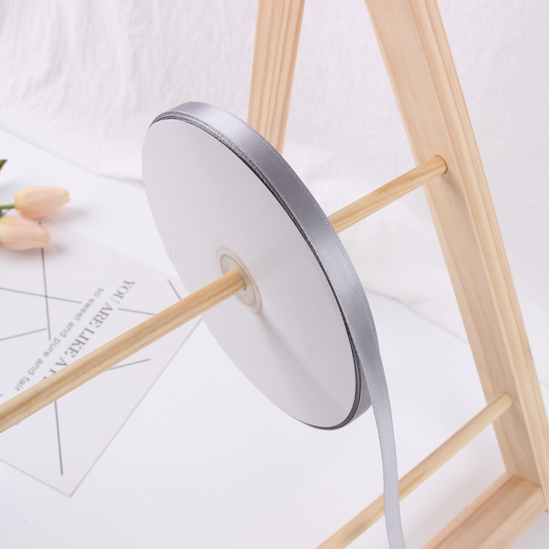 1cm cinta de poliéster al por mayor cinta de color sólido cinta de tela flor material de embalaje regalo arco cinta