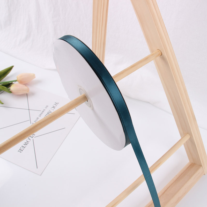 1cm cinta de poliéster al por mayor cinta de color sólido cinta de tela flor material de embalaje regalo arco cinta