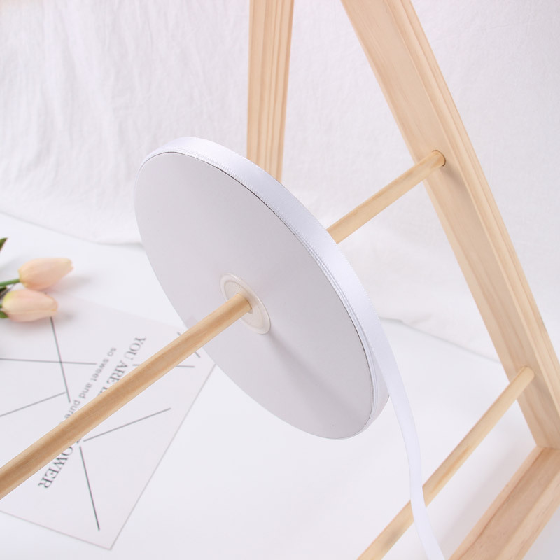 1cm cinta de poliéster al por mayor cinta de color sólido cinta de tela flor material de embalaje regalo arco cinta