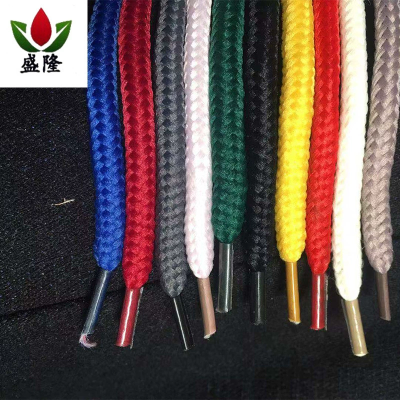 Оптовые производители цветные шнурки спот универсальные спортивные тканые брюки веревки для талии кроссовки шнурки шнурки для шнурков