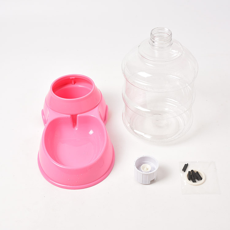 Perro fuente de bebida automática para mascotas suministros para mascotas simple fuente de bebida para mascotas tazón de agua para gatos y perros cuenca de agua potable por gravedad 3.5L