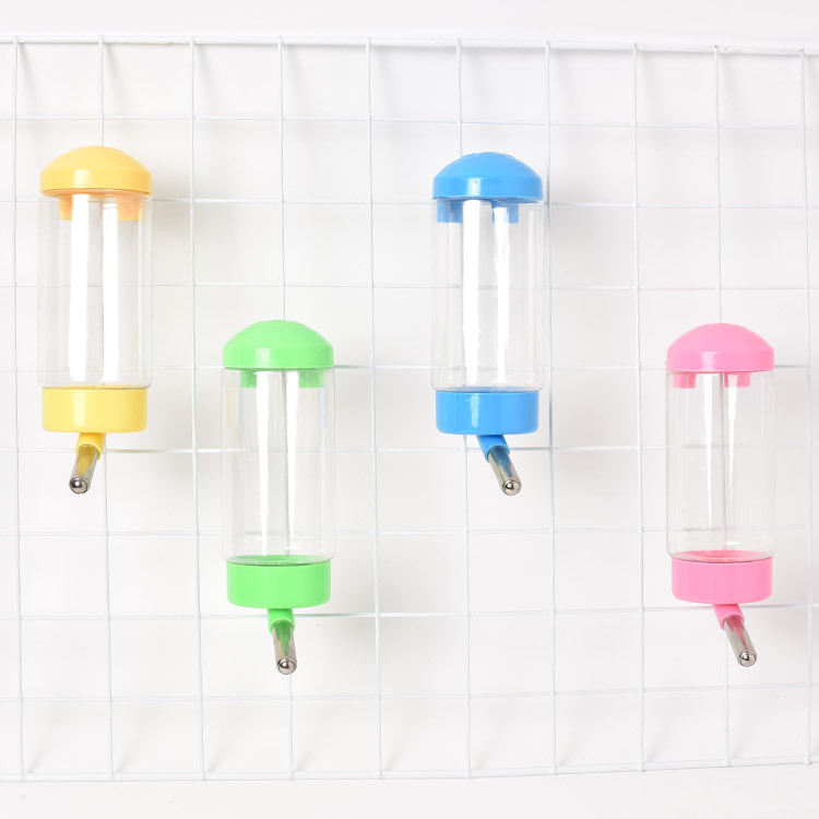 Jaula para mascotas suministros para mascotas perro colgante fuente de bebida Teddy cubo francés mascota fuente de bebida automática