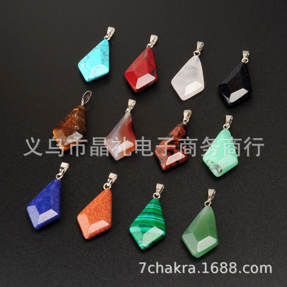 Diamonds Water Drop Section Cut Face