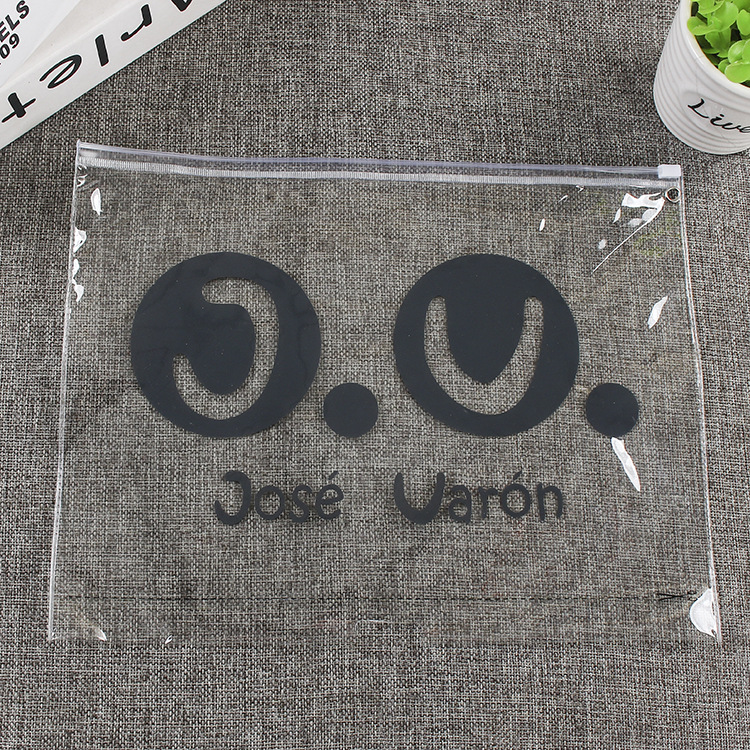 便携式旅行化妆品收纳包装袋 内衣包装自封袋PVC透明拉链袋批发