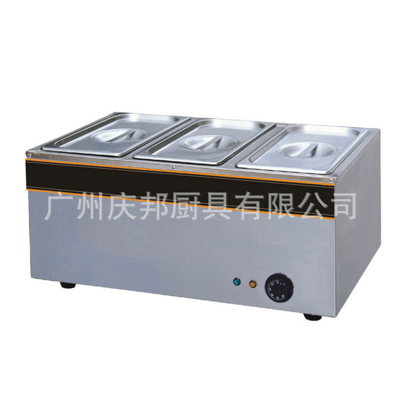 提供优质不锈钢三盆商用电热电力保温汤池快餐专用电热保暖汤池