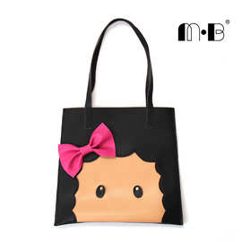 ins儿童包包2018新款卡通可爱儿童手提包皮革公主PU手拎包购物包