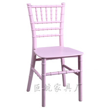 厂家直批粉红色小孩PP竹节椅 幼儿园可堆叠塑料竹节椅