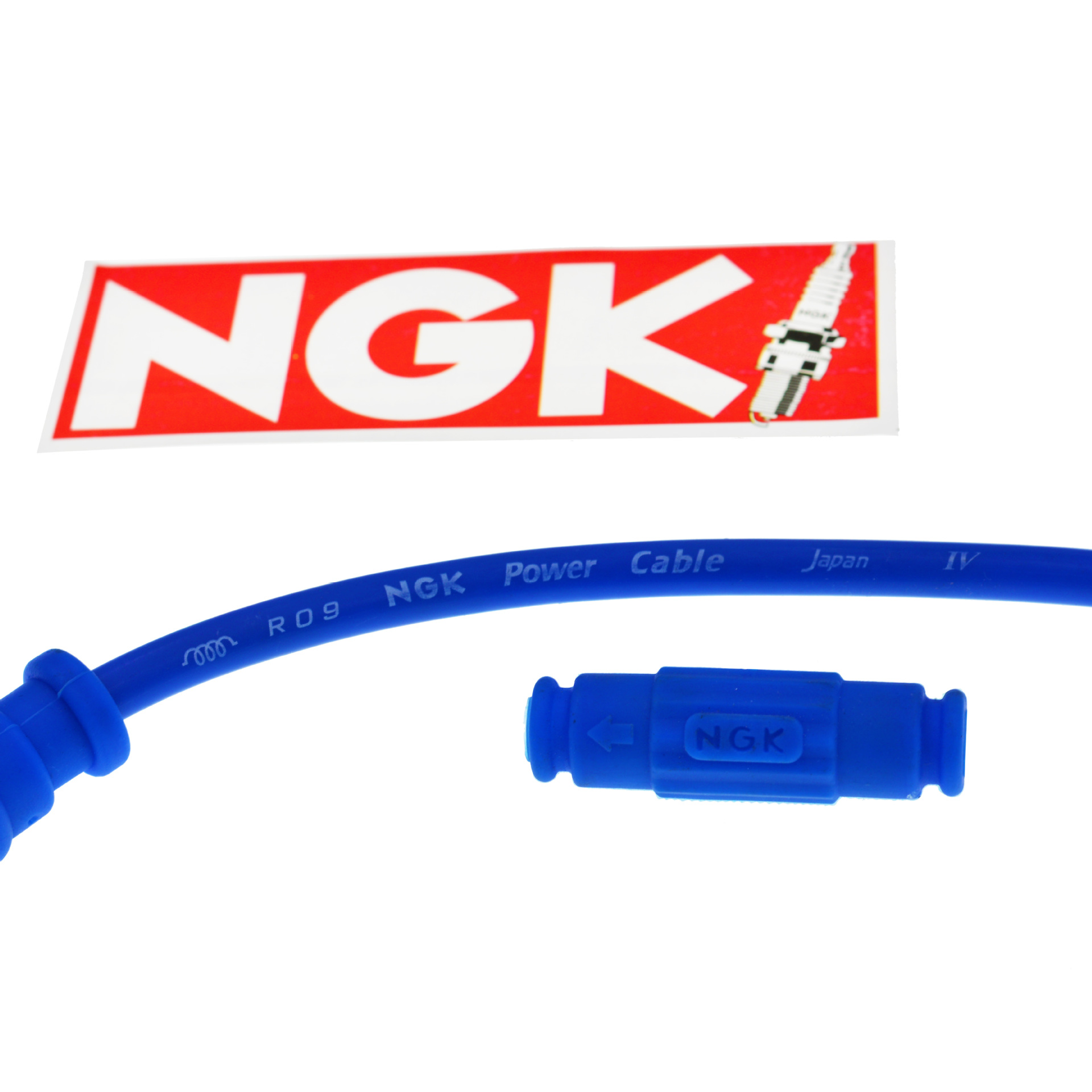 Cable de Encendido y Capuchón de Bujía NGK para Motocicleta Caucho Alta Tensión