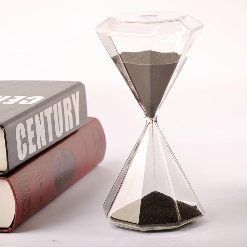 60 45 \ 30 15 minutos de madera marco vidrio reloj de arena temporizador creativo puesto de suministro al por mayor adornos creativos