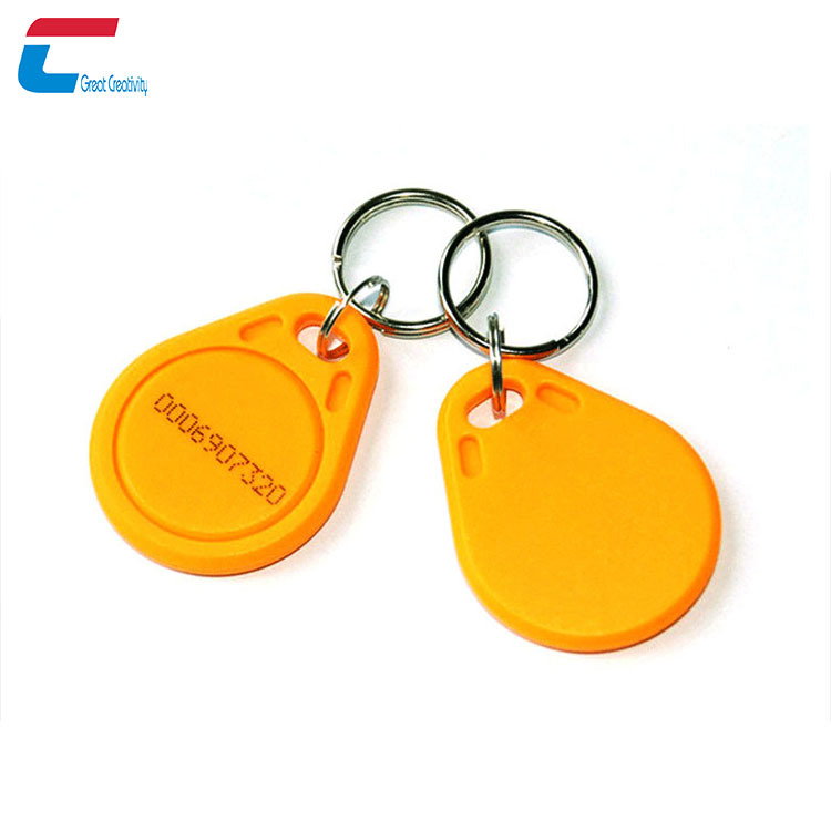 TK4100芯片钥匙扣卡 2号钥匙扣低频门禁感应芯片 只读RFID钥匙扣