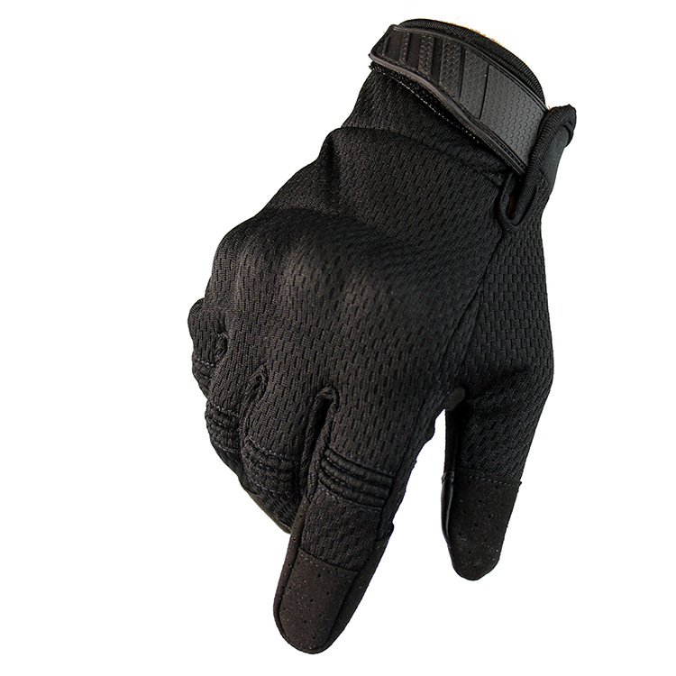 Guantes tácticos transfronterizos de dedos completos, guantes para deportes al aire libre, guantes resistentes al desgaste para montañismo y escalada en roca, guantes tácticos transpirables con pantalla táctil