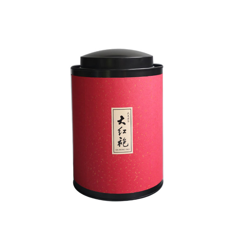 厂家通用柠檬红茶铁罐长方形大红袍红茶铁盒包装 茶叶铁罐批发