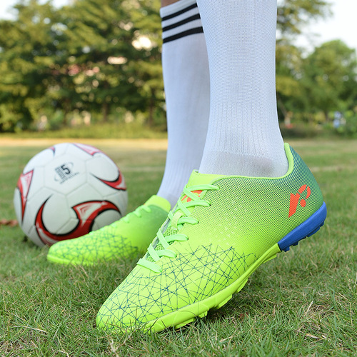 Children's shoes  new boys' football shoes outdoor girls' football training shoes soft sole children's broken spike shoes children's shoes