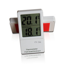 水族器材鱼缸双频温度计CX-216外壁数字清晰水族缸外贴片型温度计