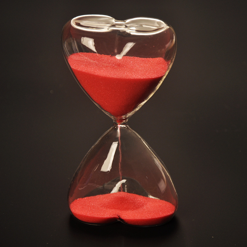 60 45 \ 30 15 minutos de madera marco vidrio reloj de arena temporizador creativo puesto de suministro al por mayor adornos creativos