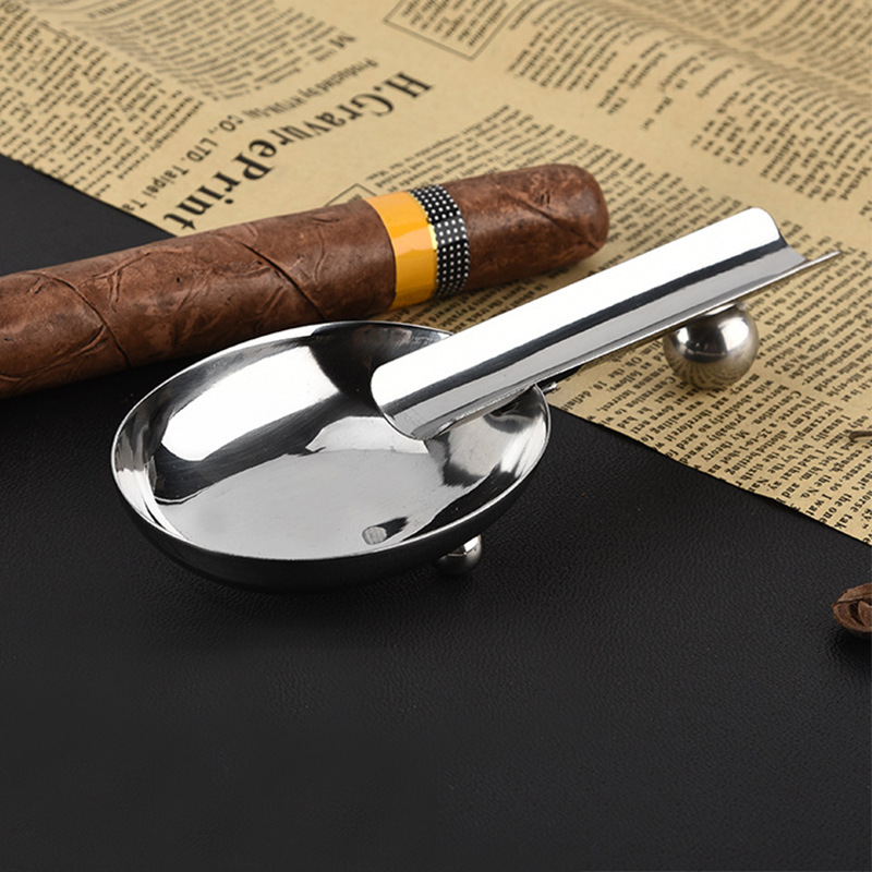 Stainless Steel Ashtray Cigar Ashtray Portable Creative Ashtray Cigarette Extinguisher Direct