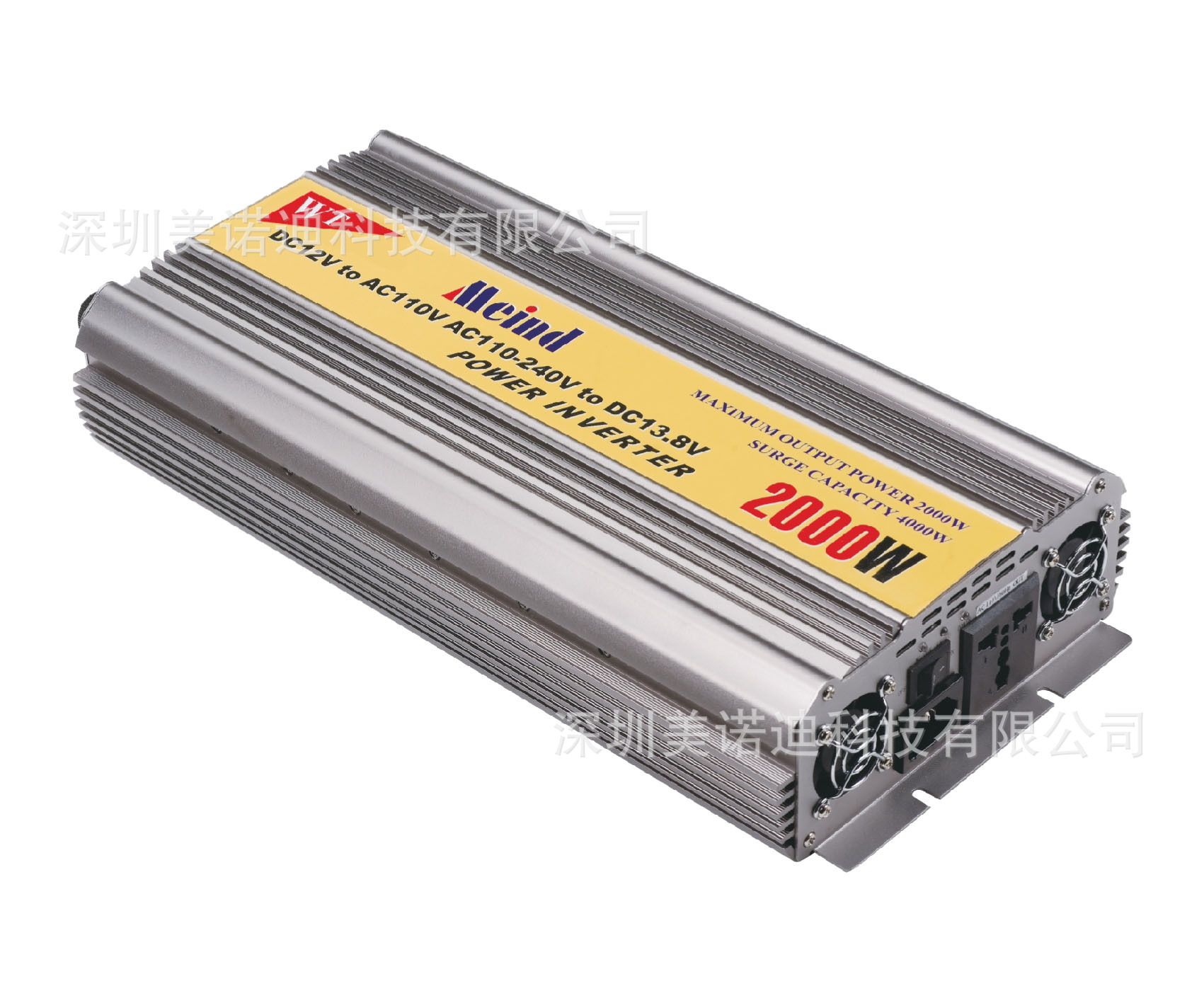 厂家直销市大功率逆变器足功率2000W12V/24V太阳能逆变器