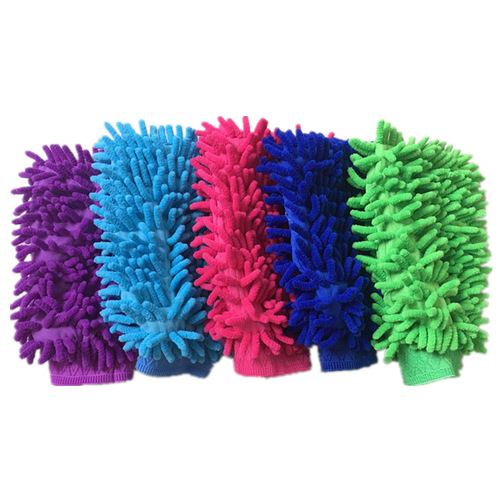 Chenille double-sided car wash gloves, coral polyps, car wipes, car wash artifacts, car cleaning tools, car supplies