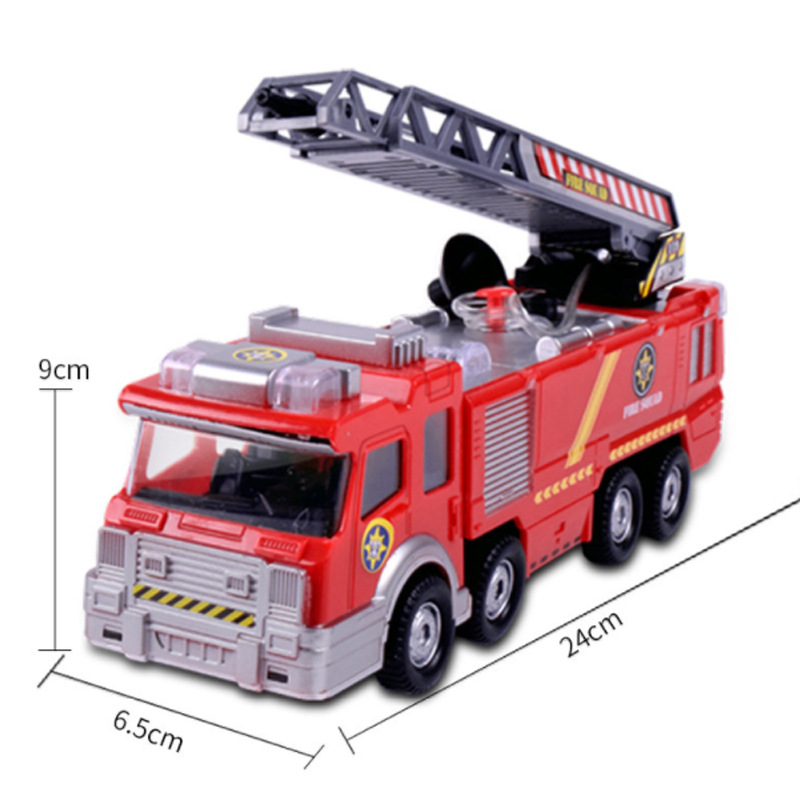 Cross-border children's toy electric fire truck can spray water Electric Universal simulation sound light fire fighting sprinkler