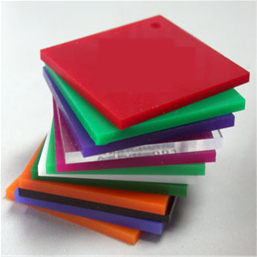户外颜色板亚克力板材标识压克力有机玻璃彩色高透光炫彩PMMA抛光