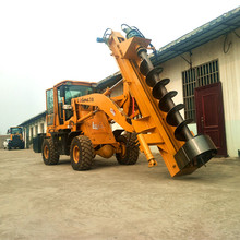 便捷 装载机式电线杆钻眼机 电线杆钻眼机价格