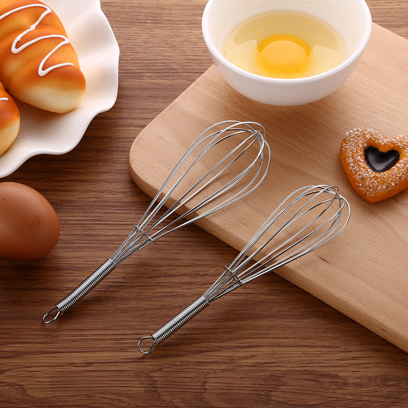 Cocina gadget de cinco hilos de hierro de alambre hogar 18cm manual Eggbeater