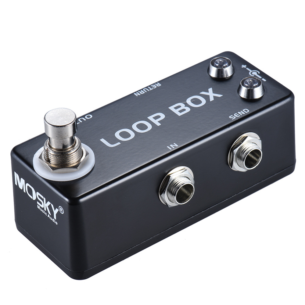 Loop Box efecto de guitarra LOOP selección de canales fábrica al por mayor