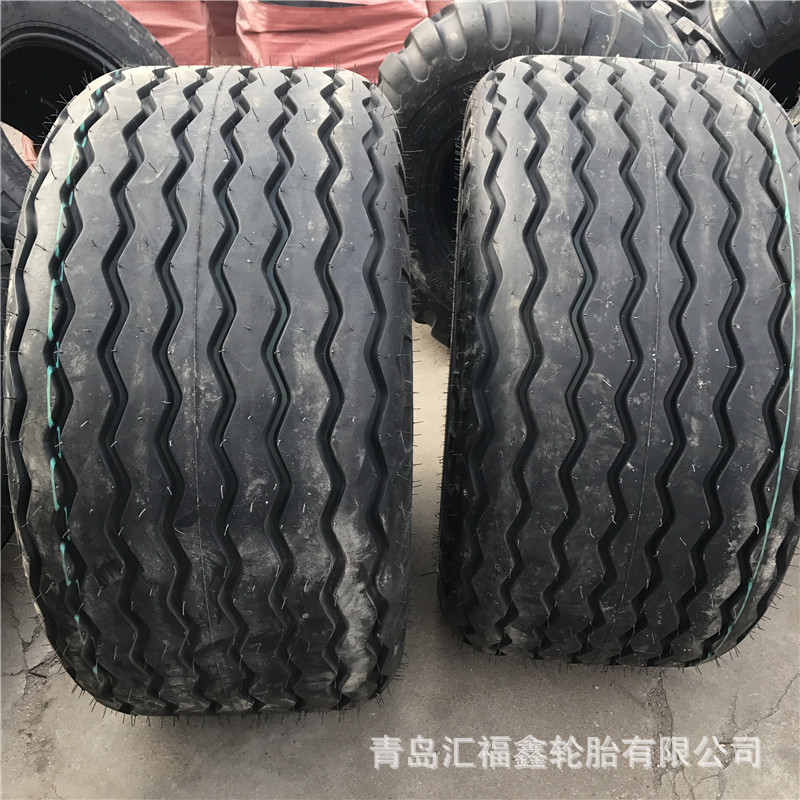 出口/批发汇福鑫农业轮胎400/60-15.5 I-1B花纹 打捆机胎 拖车胎