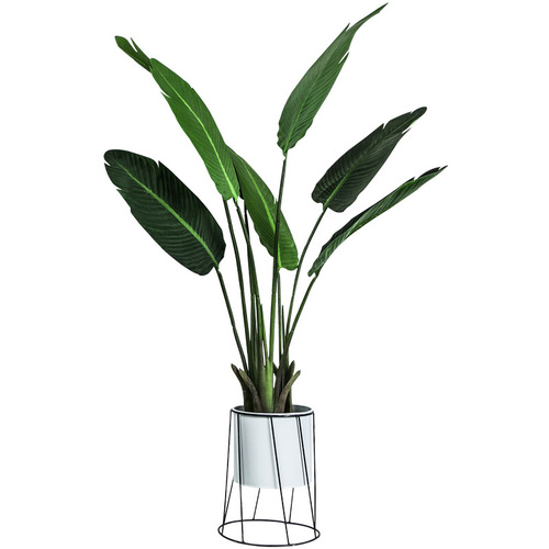 Nordic iron flower bucket creative ins iron simple flower container model room clothing store home interior decoration furnishings