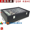 Wooden high-end bracelet, jewelry, glossy storage box, black storage system, simple and elegant design