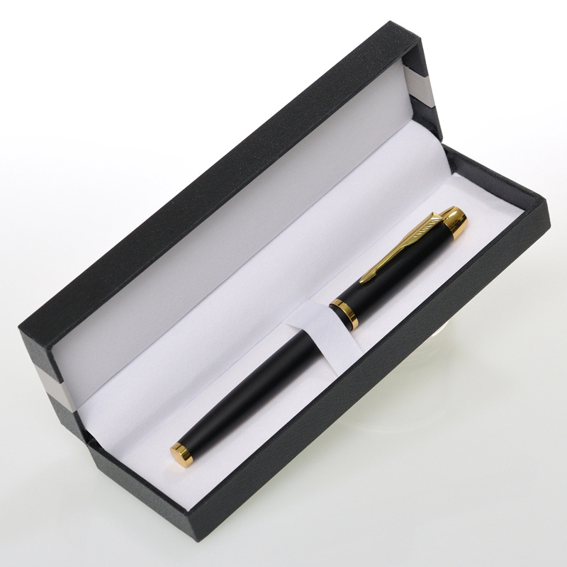 顺诺纸质翻盖钢笔盒红色笔盒现货礼品笔盒子批发多色笔包装盒印字