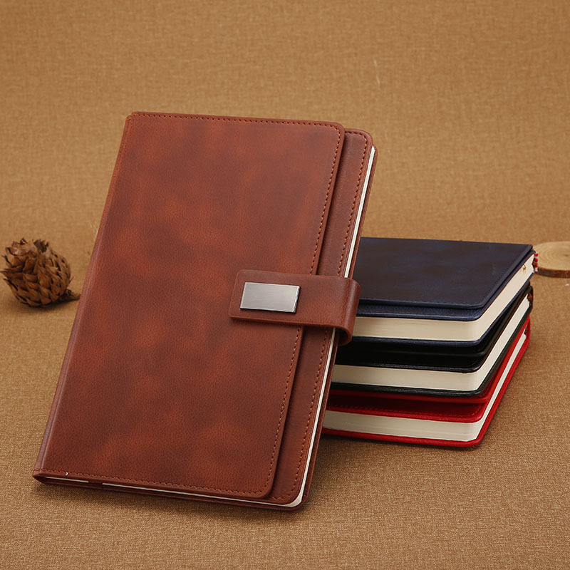 비즈니스 버클 로고 맞춤형 노트북 a5 크리에이티브 문구 가죽 빈티지 노트북 노트북