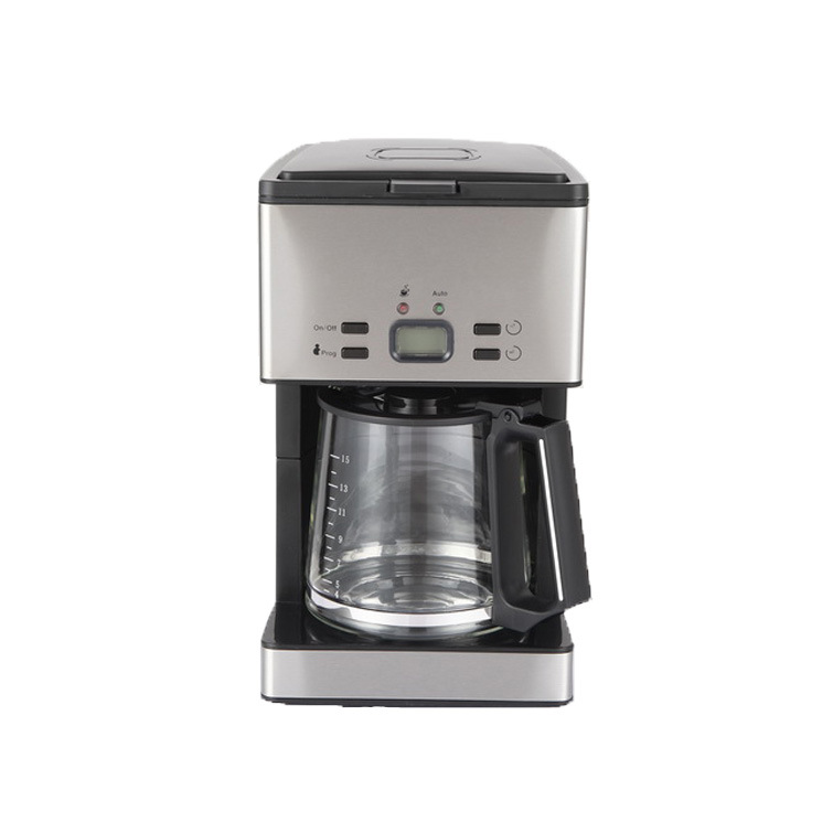 Reserva inteligente cafetera americana goteo máquina de café pantalla LCD con sincronización hogar máquina de café
