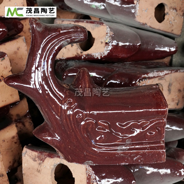 仿古建筑翘角瓦批发 仿古别墅瓦装饰配件瓦中式古建筑 翘角