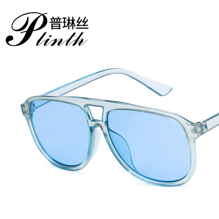 2019 candy color trendy hip hop sunglasses large frame Marine sunglasses European and American personalized cross-border sunglasses 2019 candy color trendy hip hop sunglasses large frame Marine sunglasses European and American personalized cross-border sunglasses