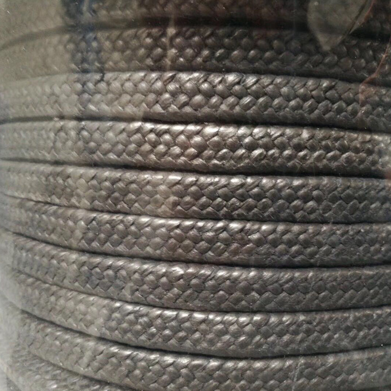 厂家供应耐温600度高碳纤维盘根 高碳纤维盘根环