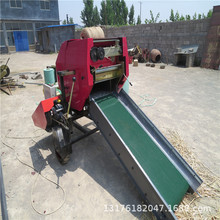 全自动青贮打捆包膜机羊场牧草方捆青储打包机苜蓿草保鲜打捆机