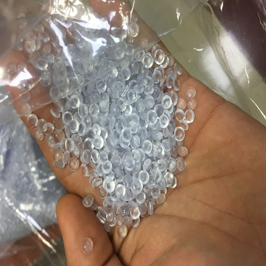 5 - 120 grados de PVC blando y duro para la producción de juguetes / partículas de PVC de inyección de grado verde / blanco