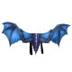 Foreign Trade Cross-border Hot Sale Halloween Carnival Adult Decorative Non-woven Dragon Wings Cosplay Wings Props