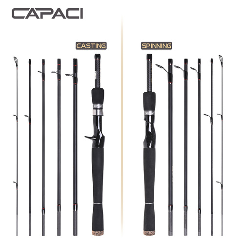 28040 CAPACI [multi-section ultra-short-circuit sub-rod] 2.1/2.4m M straight gun handle bass sea fishing rod 67