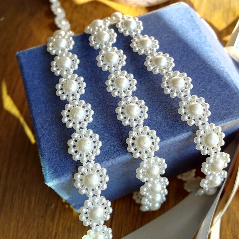 Garment Accessories Hair Accessories Material Photo Frame Curtain Accessories Decoration Plum Blossom Sunflower Imitation Pearl Chain Drill