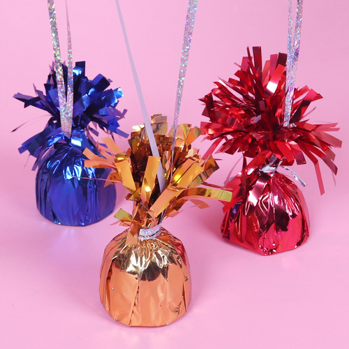 New aluminum foil balloon gravity block, aluminum foil balloon pendant, ascending aluminum foil balloon pendant, balloon accessories