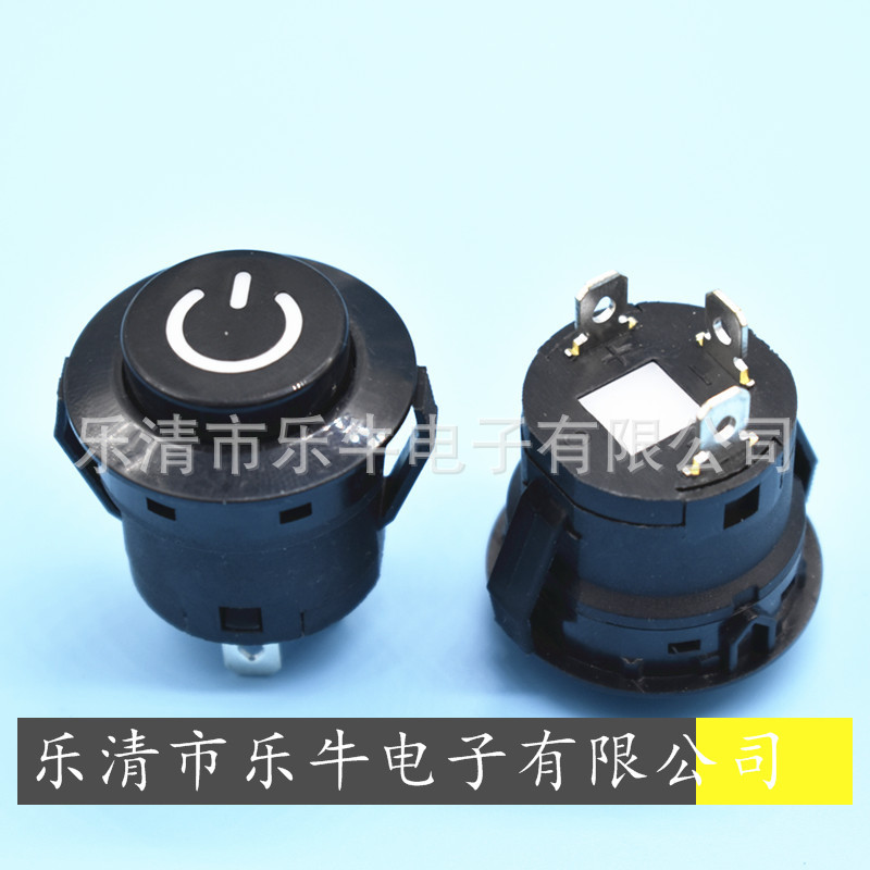 按钮开关 一键启动开关 DS-422自锁按键 无锁开关 22mm10A250开关