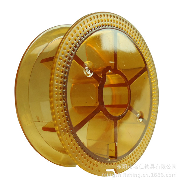 50米狼盘透明塑料鱼线盘绕线轮串珠线饰品线弹力绳绕线轴厂家批发