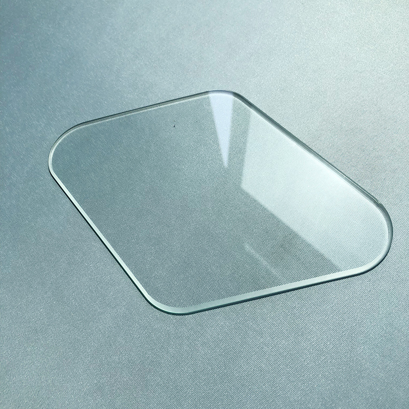 实体工厂定 制加工椭圆形钢化玻璃 加工处理磨边玻璃 3MM钢化玻璃