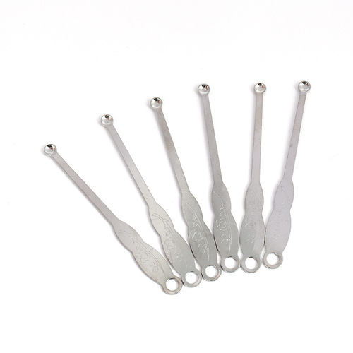 Directly from the manufacturer, plated stainless steel ear scoops, bulk ear picking household ear picking tools, ear picking scoops wholesale