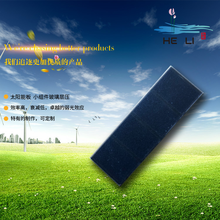 厂家批发小尺寸SUNPOWER小组件销售SUNPOWER小组件43*15 0.1W