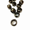 Acrylic black beads, 15mm, 1cm